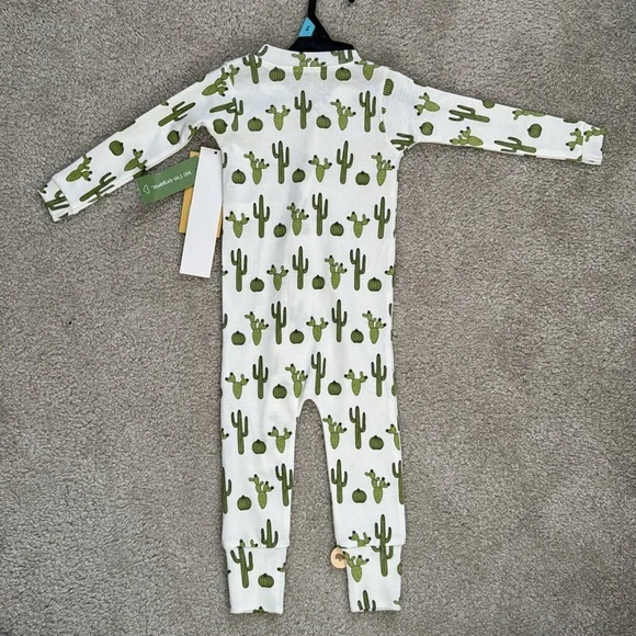 cactus infant two way zipper onesie - Picture 6 of 6